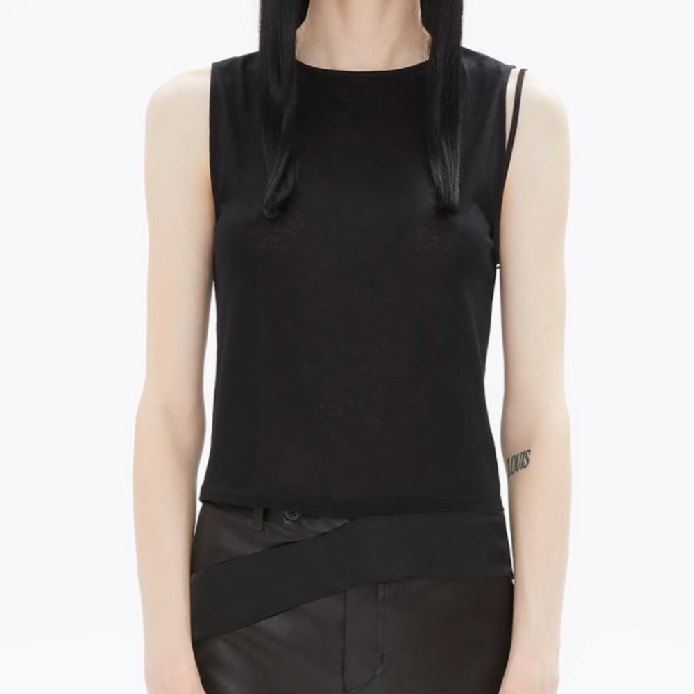 SPLIT HEM BONDAGE TANK